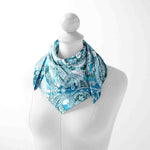 Set of 8 - Cloth-Vastr Satin Bandana – Unisex 65x65 cm