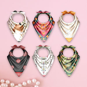 set of 6-Premium Satin Bandanas