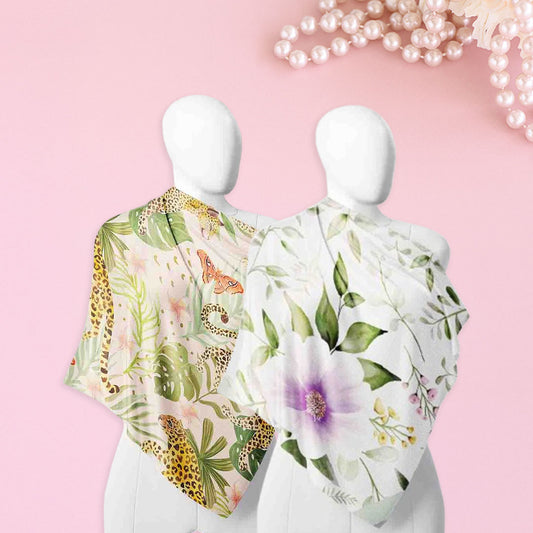 Satin Bandanas - 100x100 cm Square Scarves