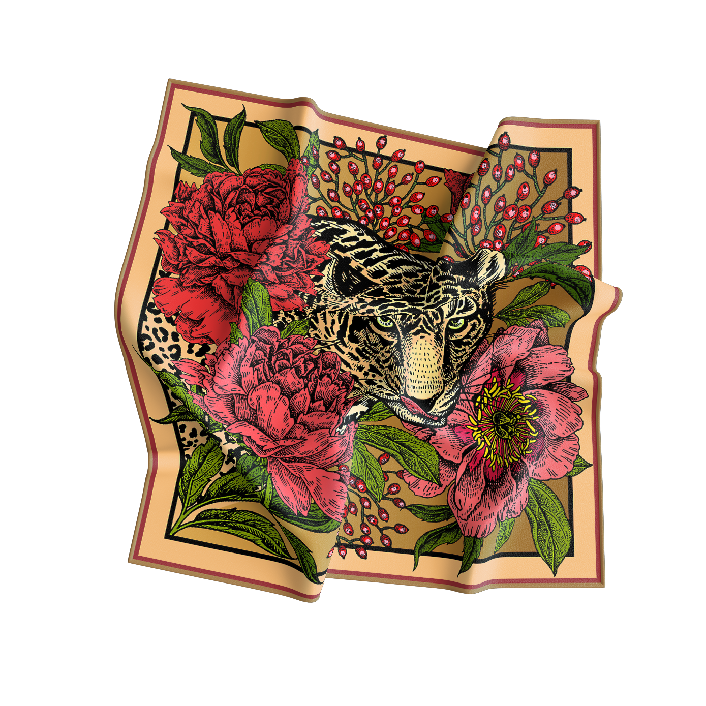 Cloth-Vastr Satin Bandana – Unisex 100x100 cm