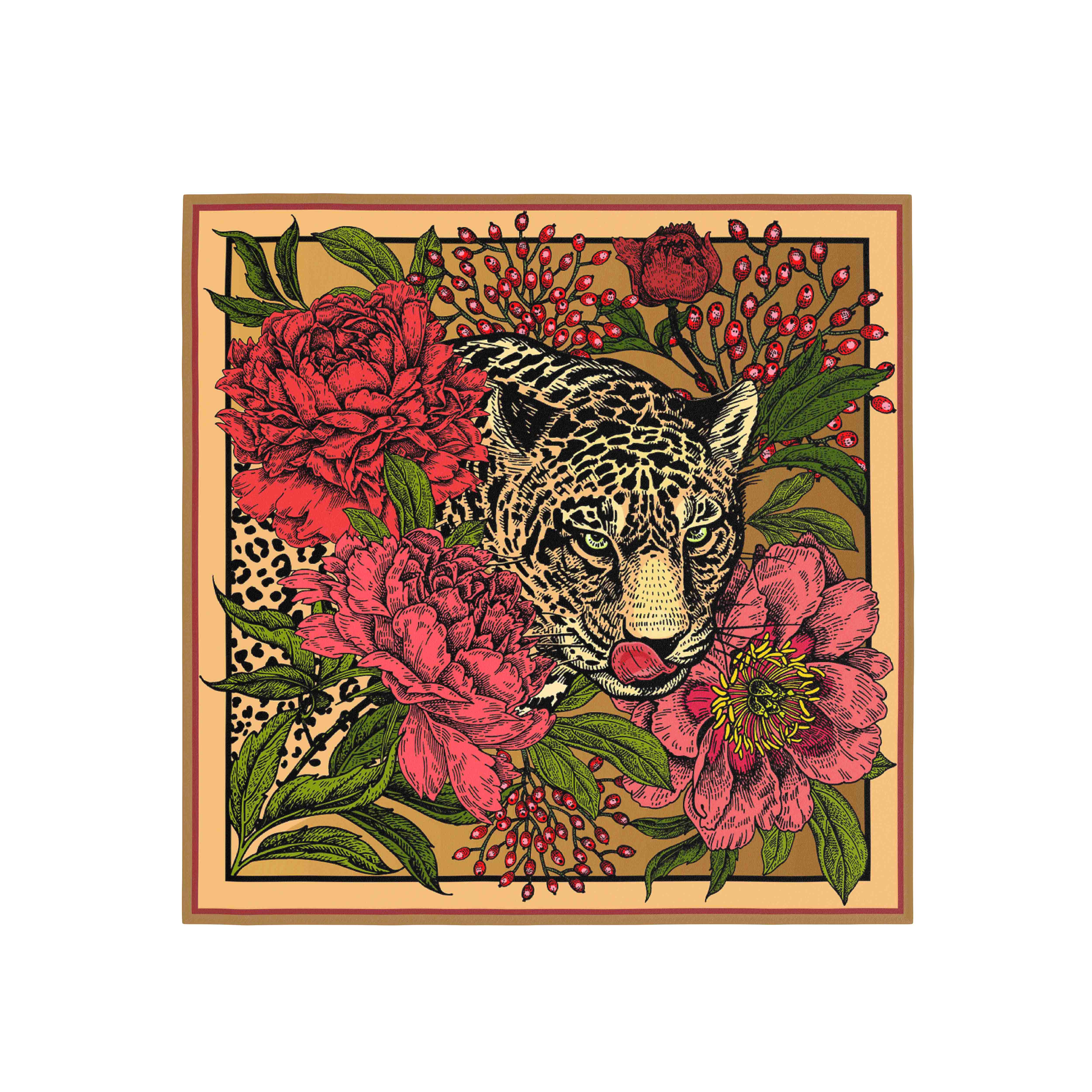 Cloth-Vastr Satin Bandana – Unisex 100x100 cm
