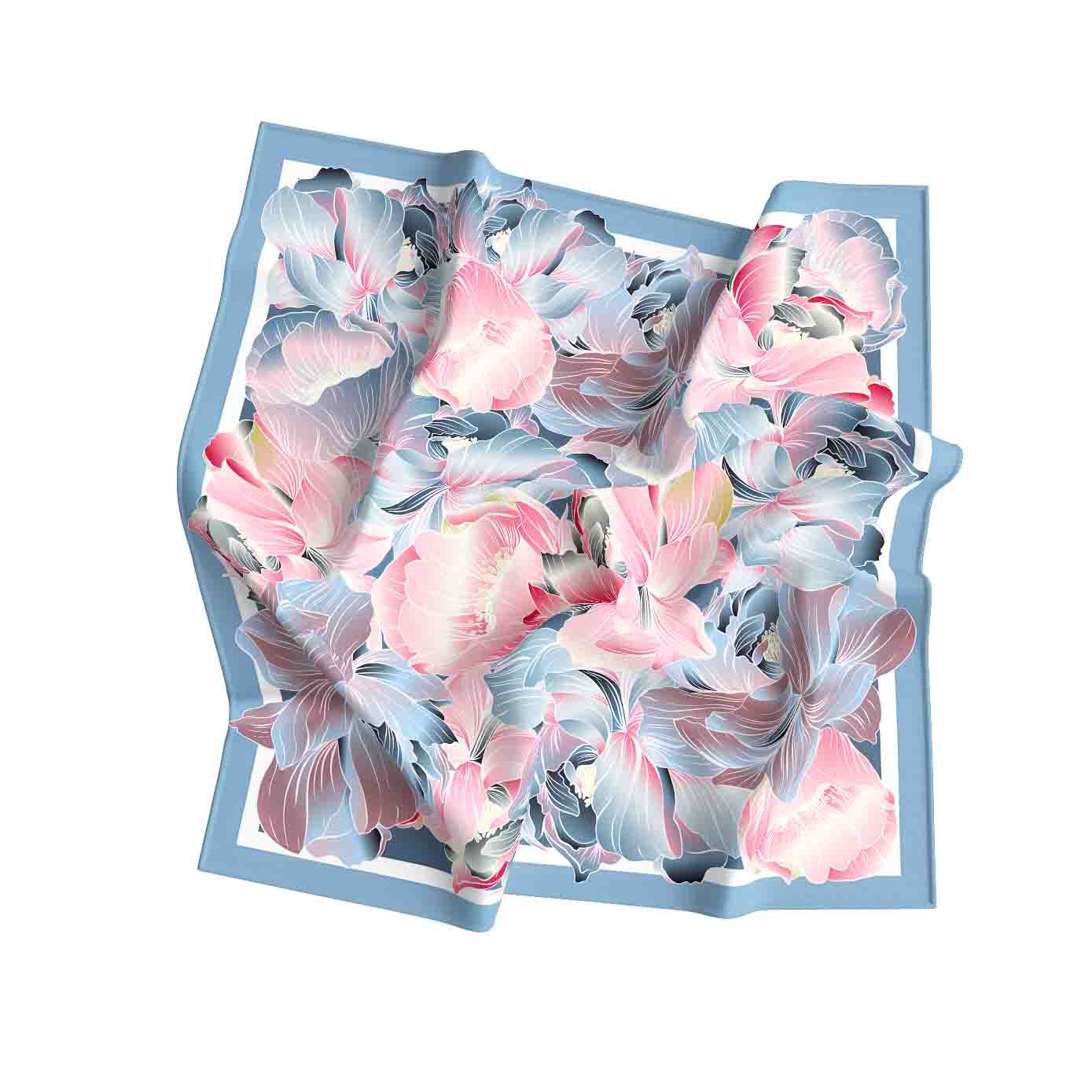 Cloth-Vastr Satin Bandana – Unisex 50x50 cm digital print