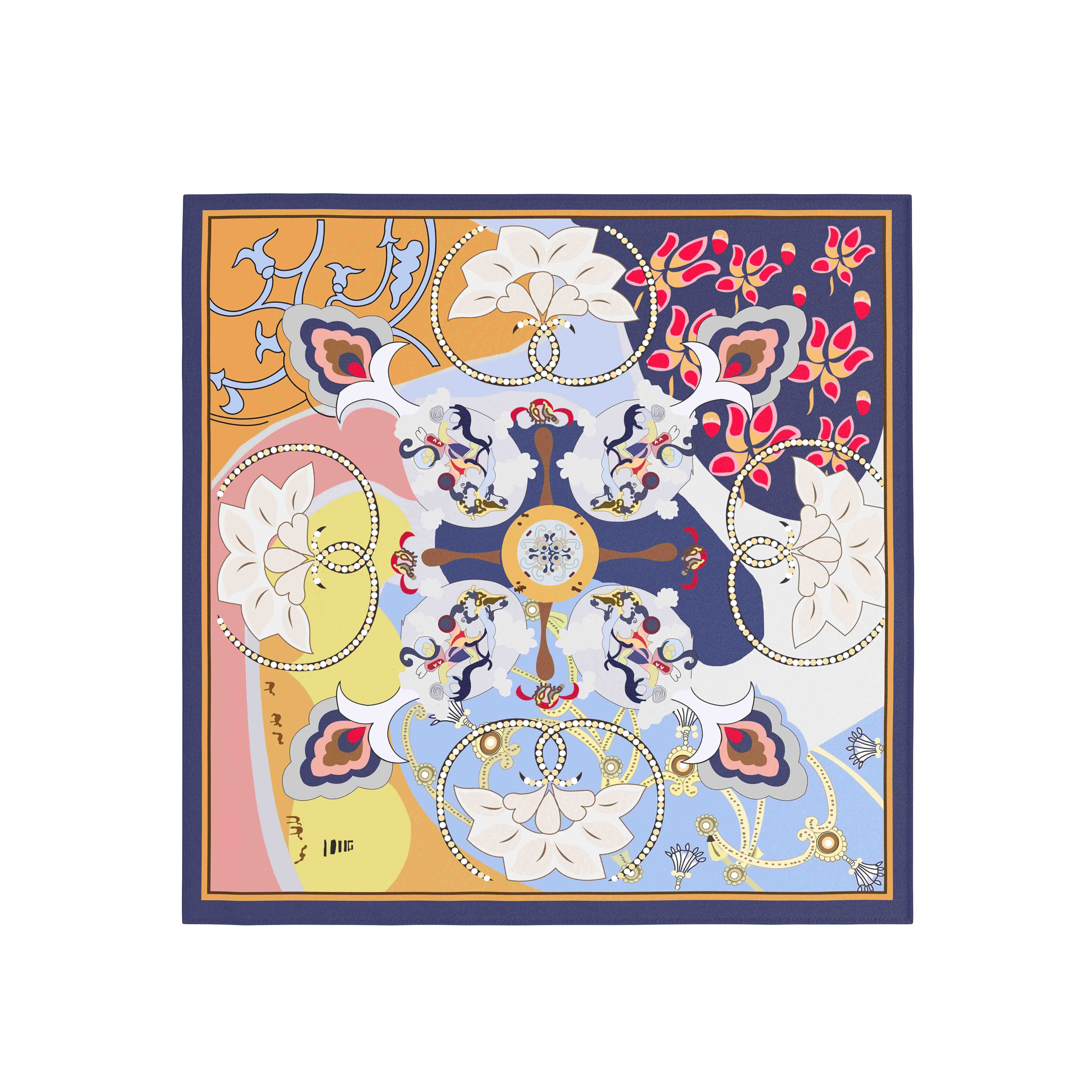 Ivory Olive Bandana: Versatile Fashion Accessory