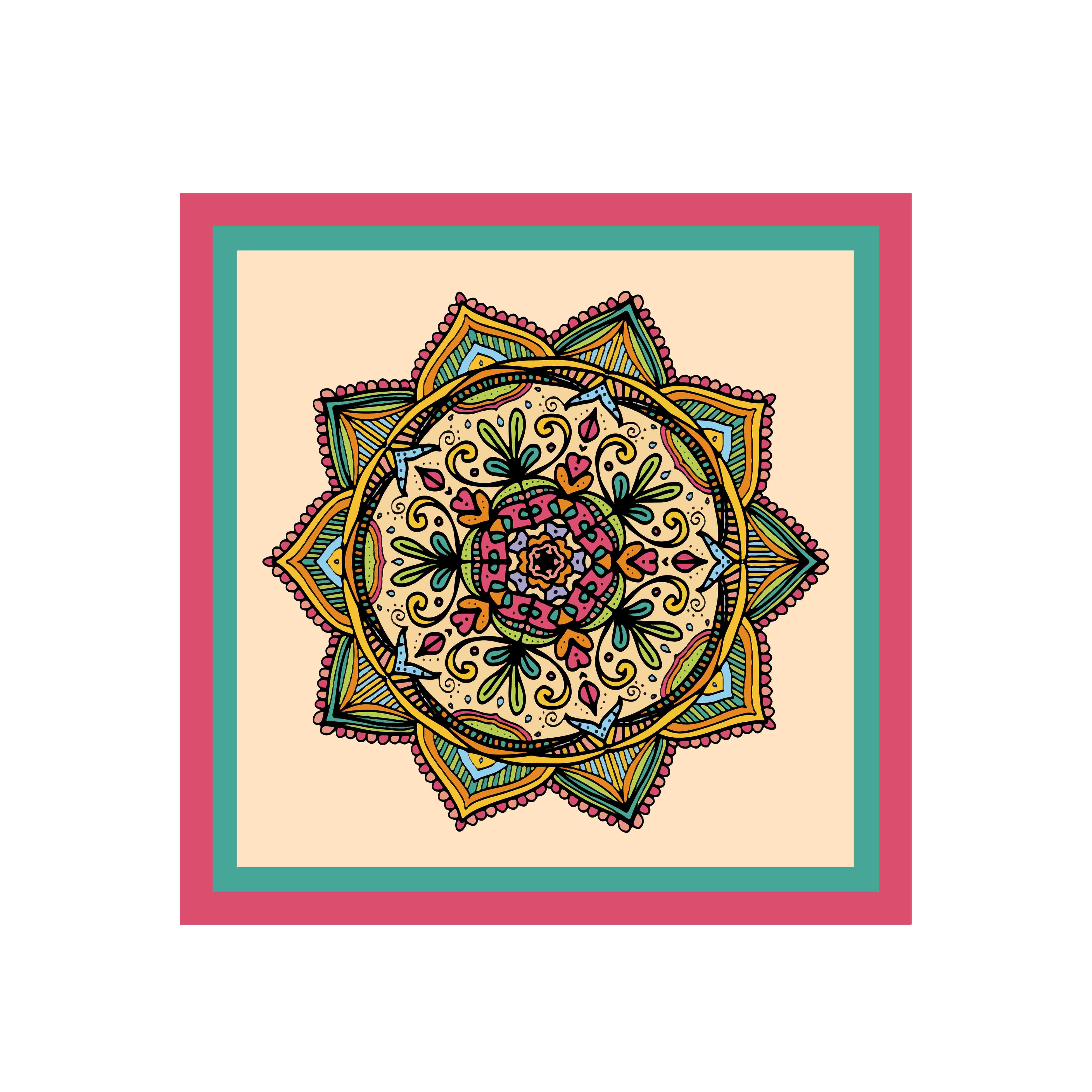 Floral Olive & White Bandana: Stylish Multi-Use Accessory