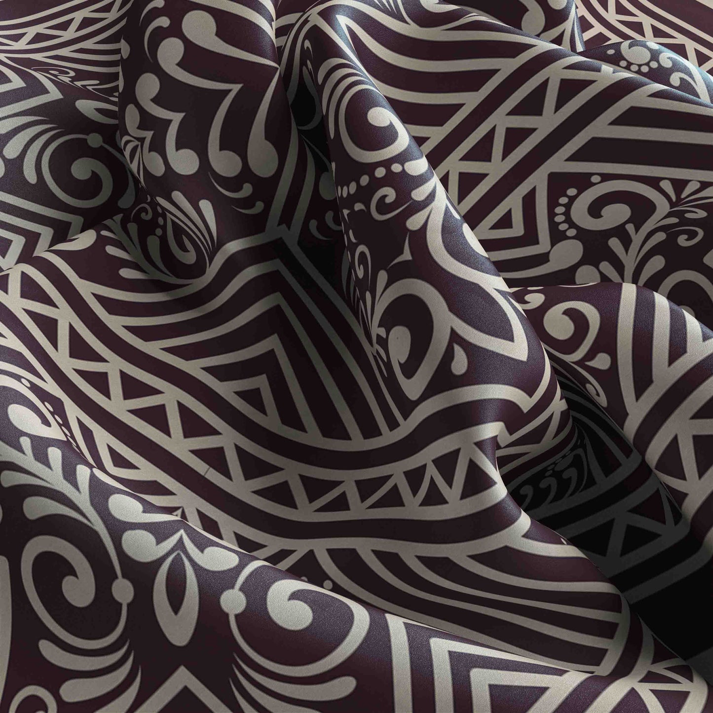 Cloth-Vastr Satin Bandana – Unisex 50x50 cm digital print