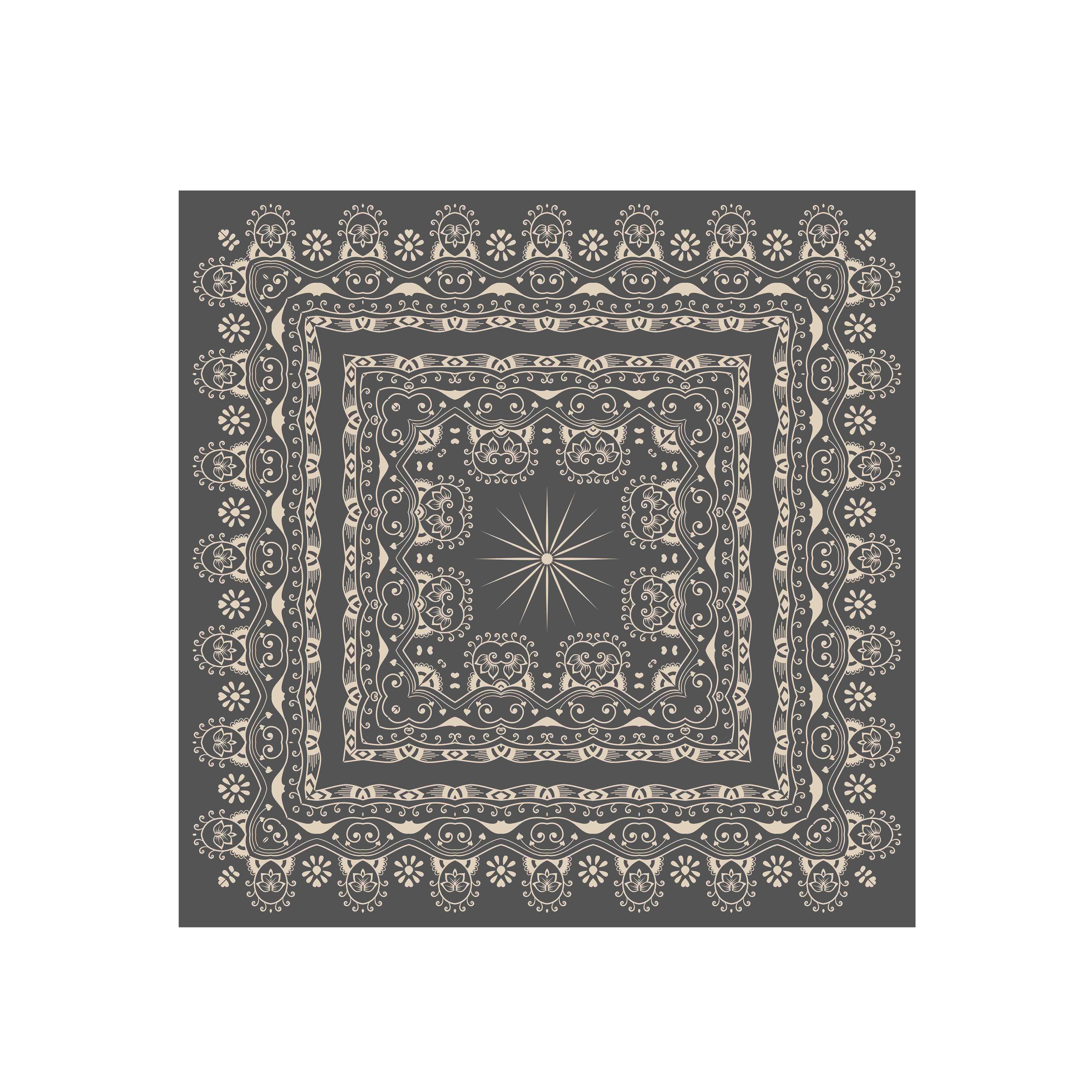 Earthy Floral Bandanas: Versatile Fashion Accessory
