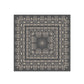 Decorative bandana with intricate patterns on a dark gray background