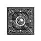 Black & White Bandana – Unisex Satin Scarf | 50x50 by Cloth-Vastr