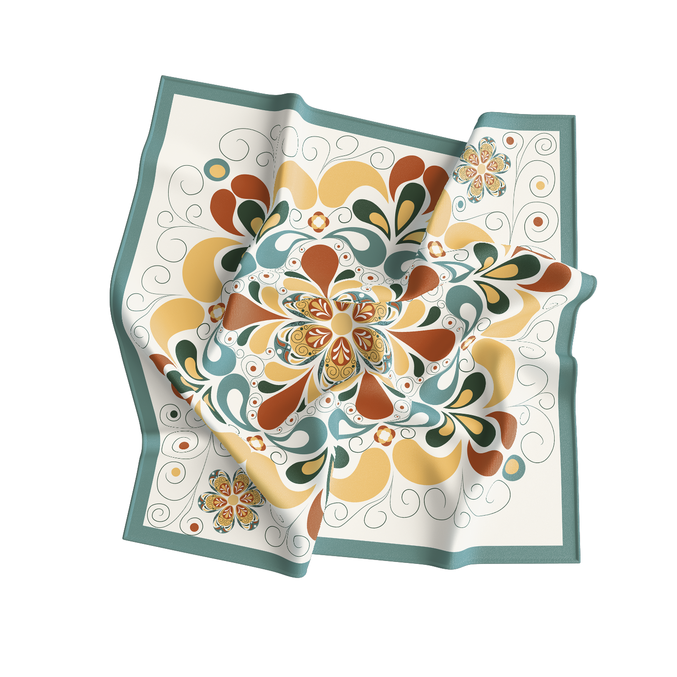 Daisy Yellow Bandana: Versatile Fashion Statement