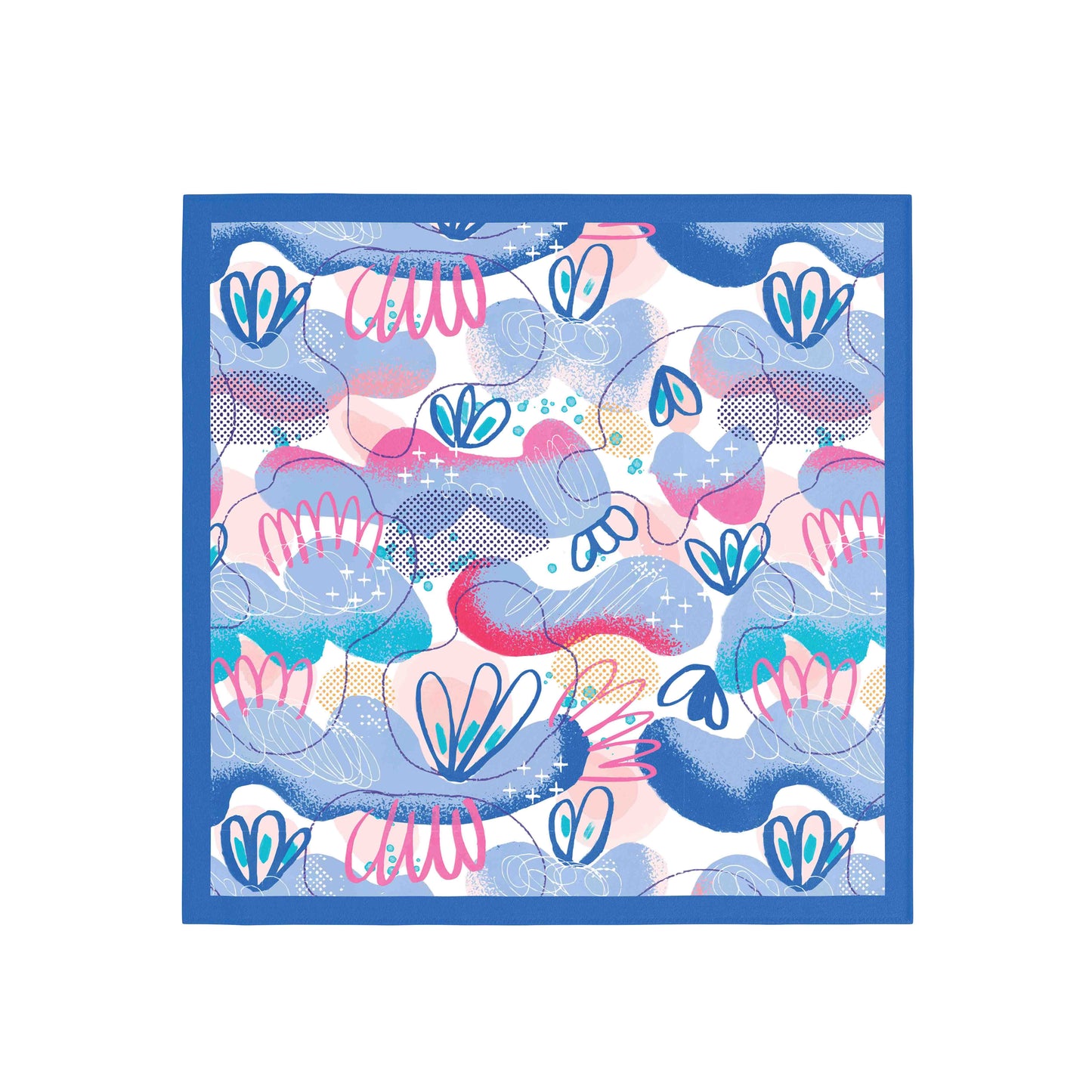 Colorful patterned product with mermaid design on a white background