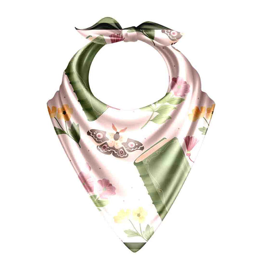 Romantic Pink & White Bandana
