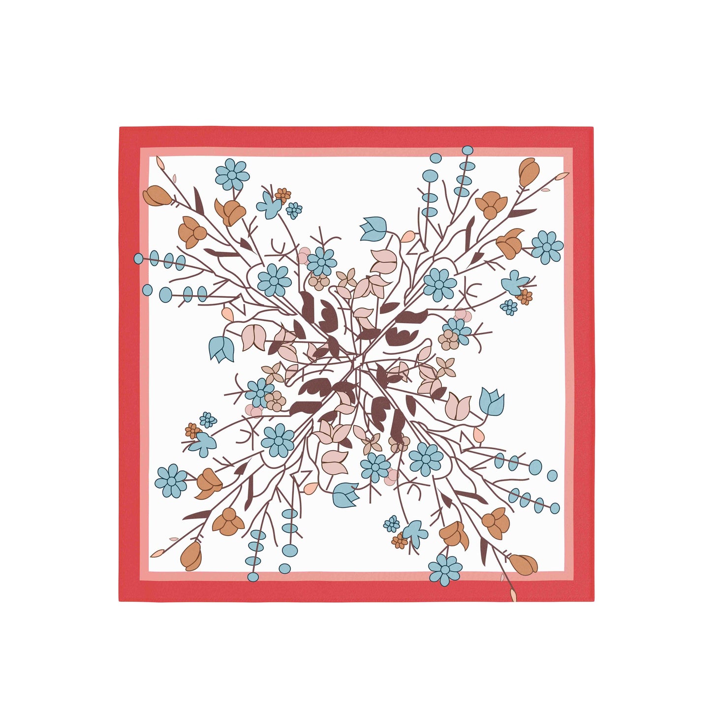 Pastel Pink & White Bandana