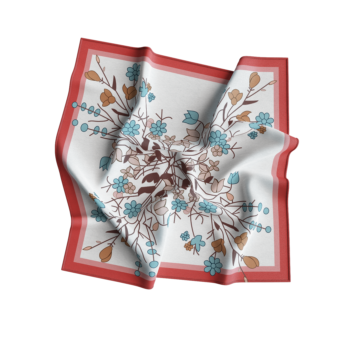 Pastel Pink & White Bandana