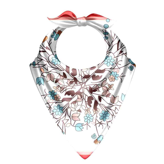 Pastel Pink & White Bandana