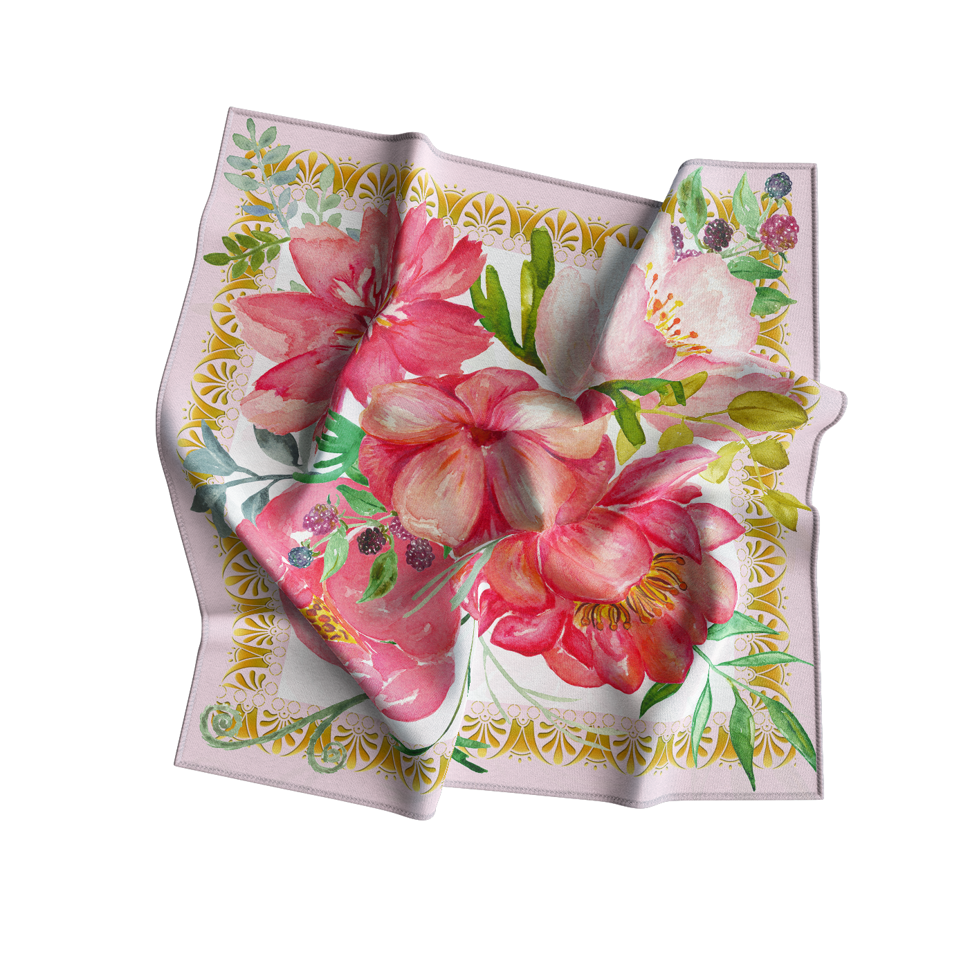 Black Bandana – Unisex Satin Head & Neck Scarf Style