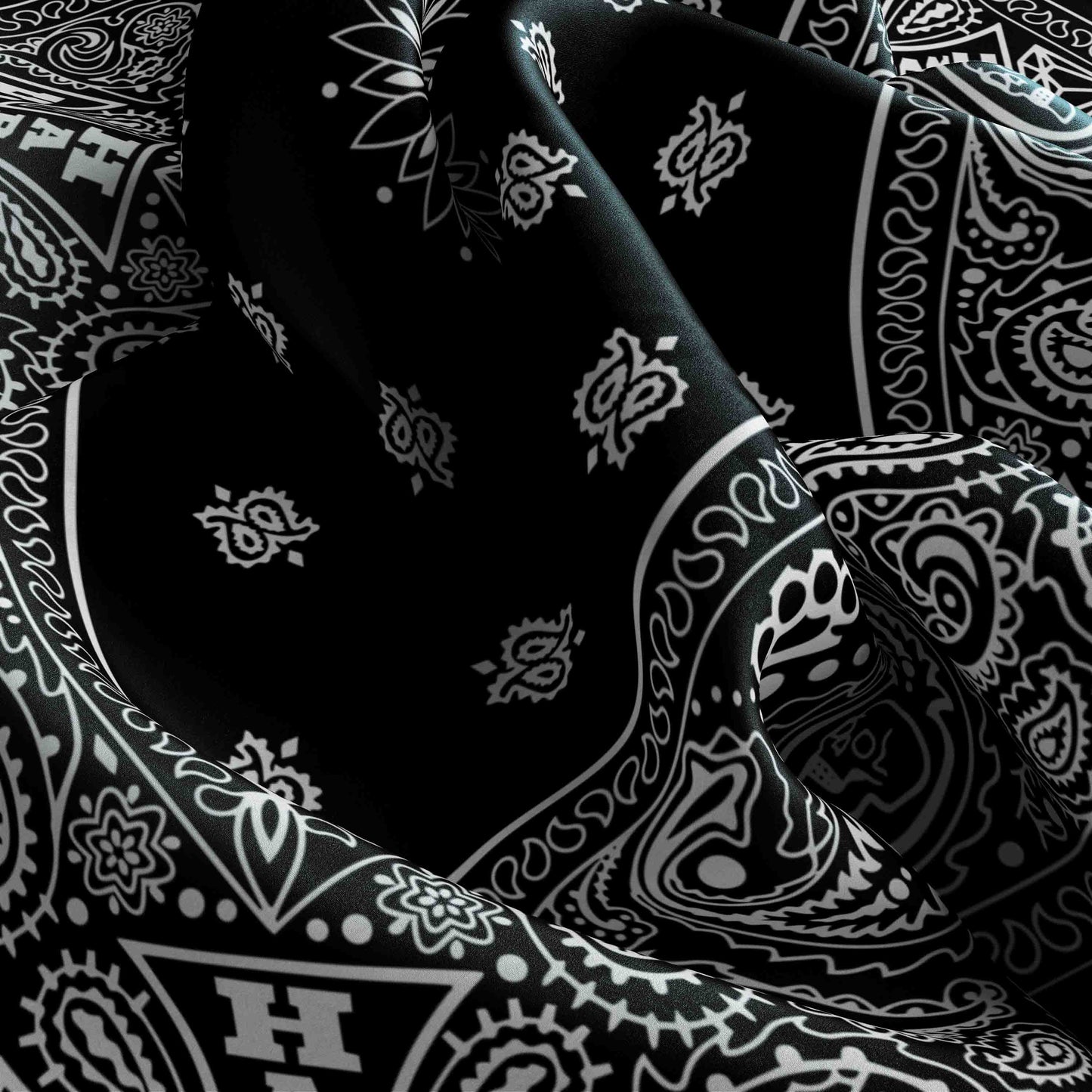 Ivory Noir Bandana
