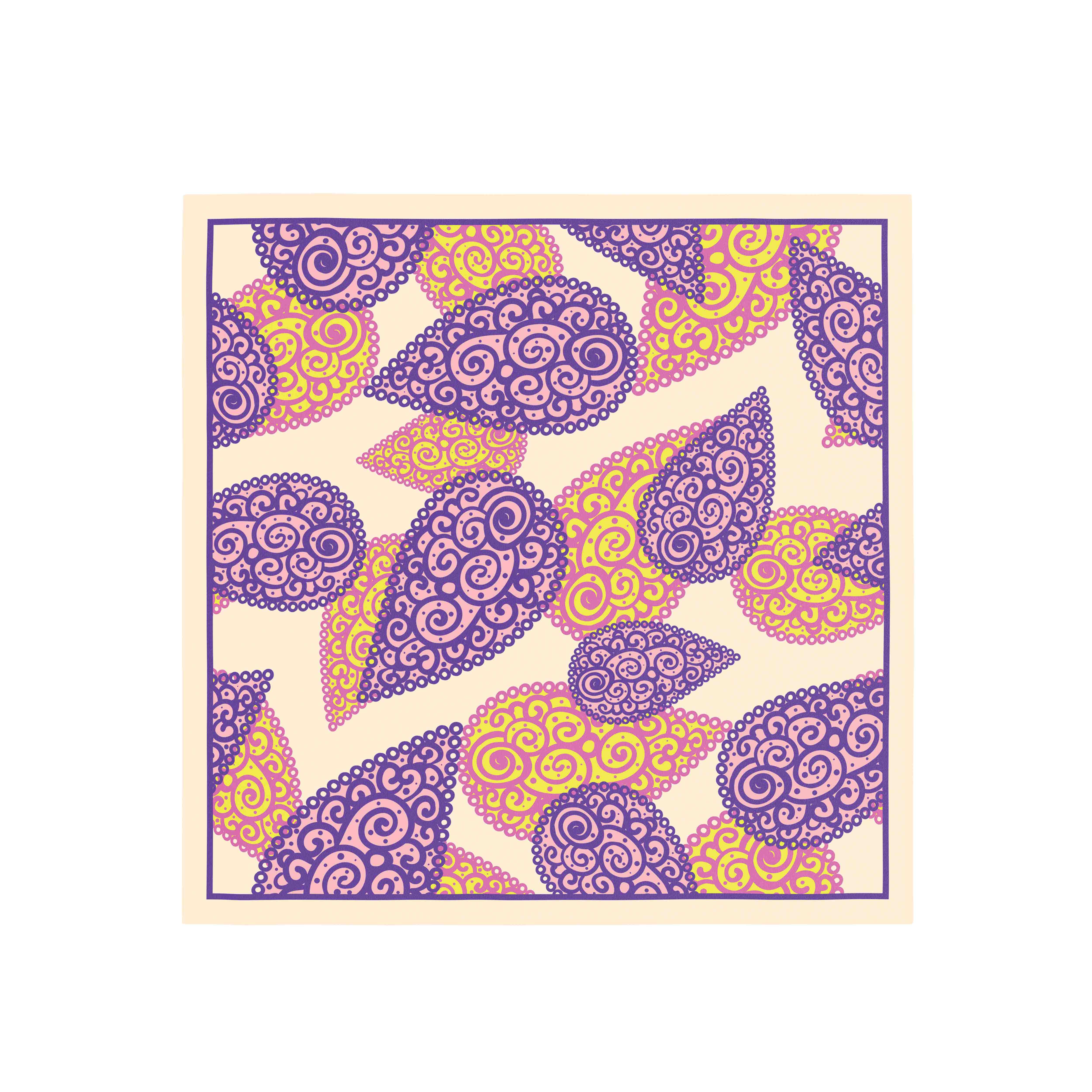 Digital Print Unisex Satin Scarf for Everyday Style