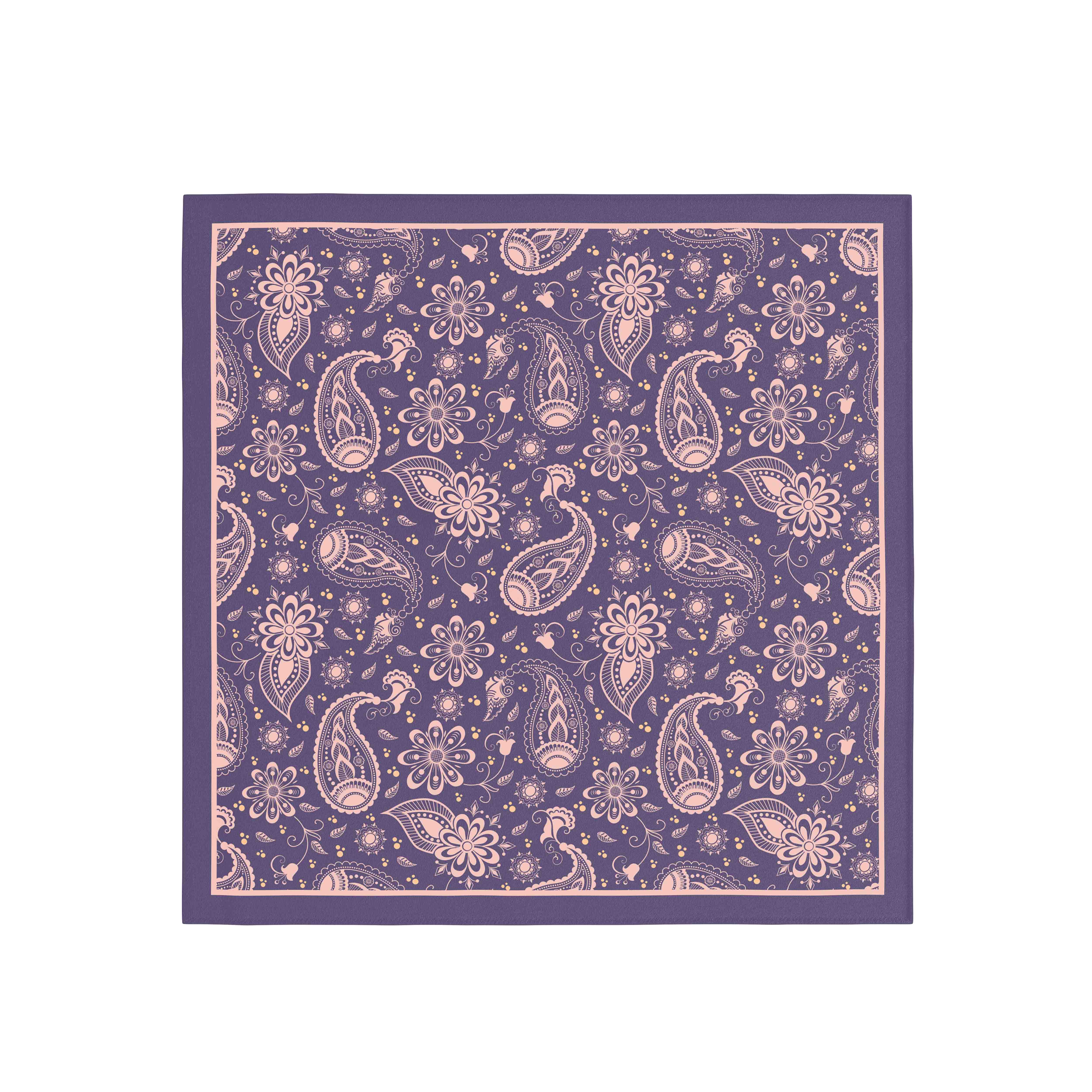 Elegant Blue and Gold Bandana for Any Occasion