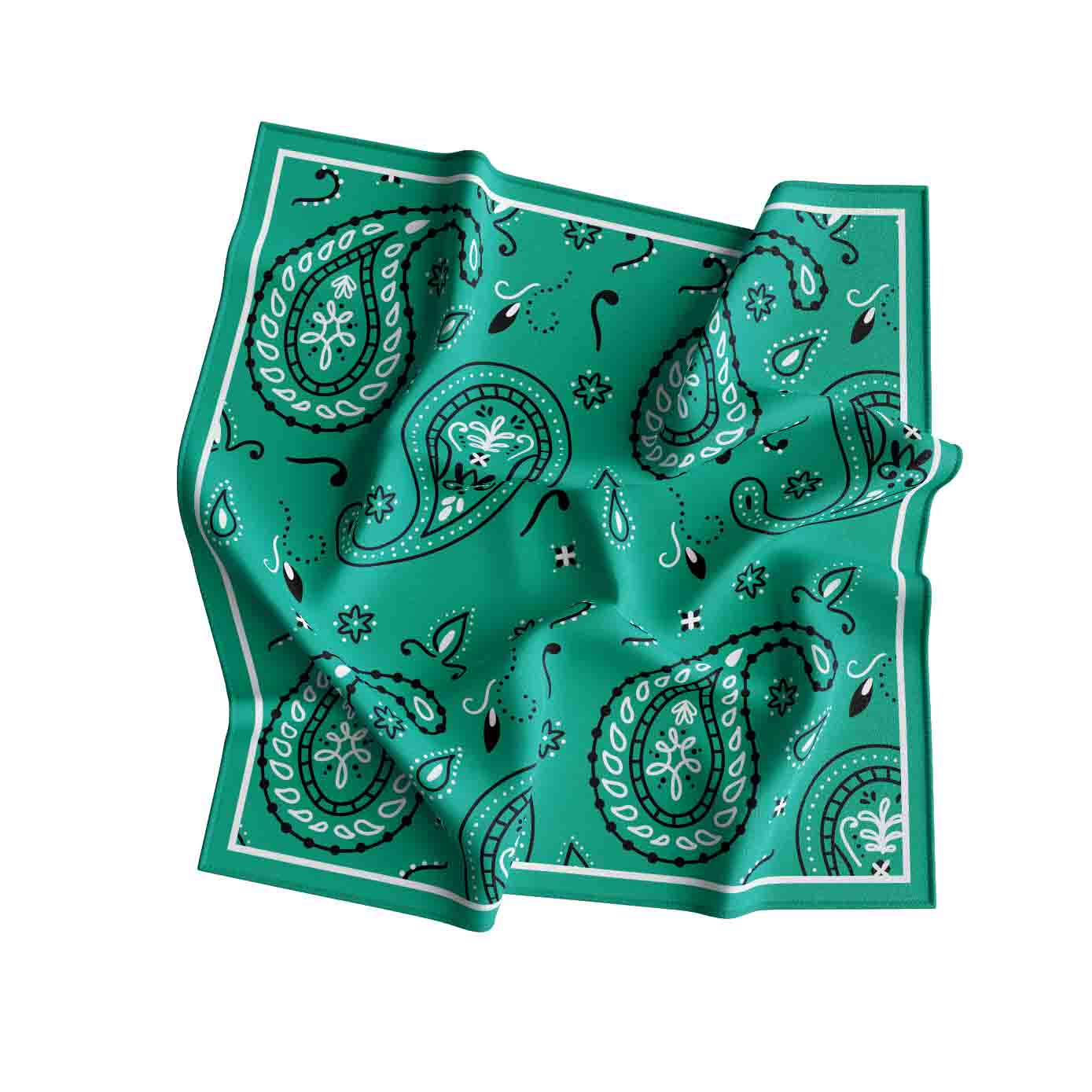 Elegant Golden Bandana: Versatile Fashion Accessory