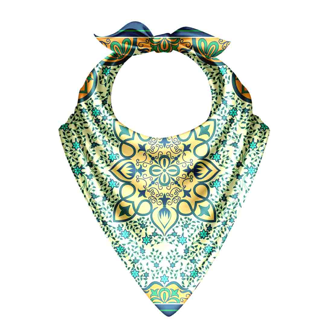 Chic Floral Bandana: Versatile Accessory for Style