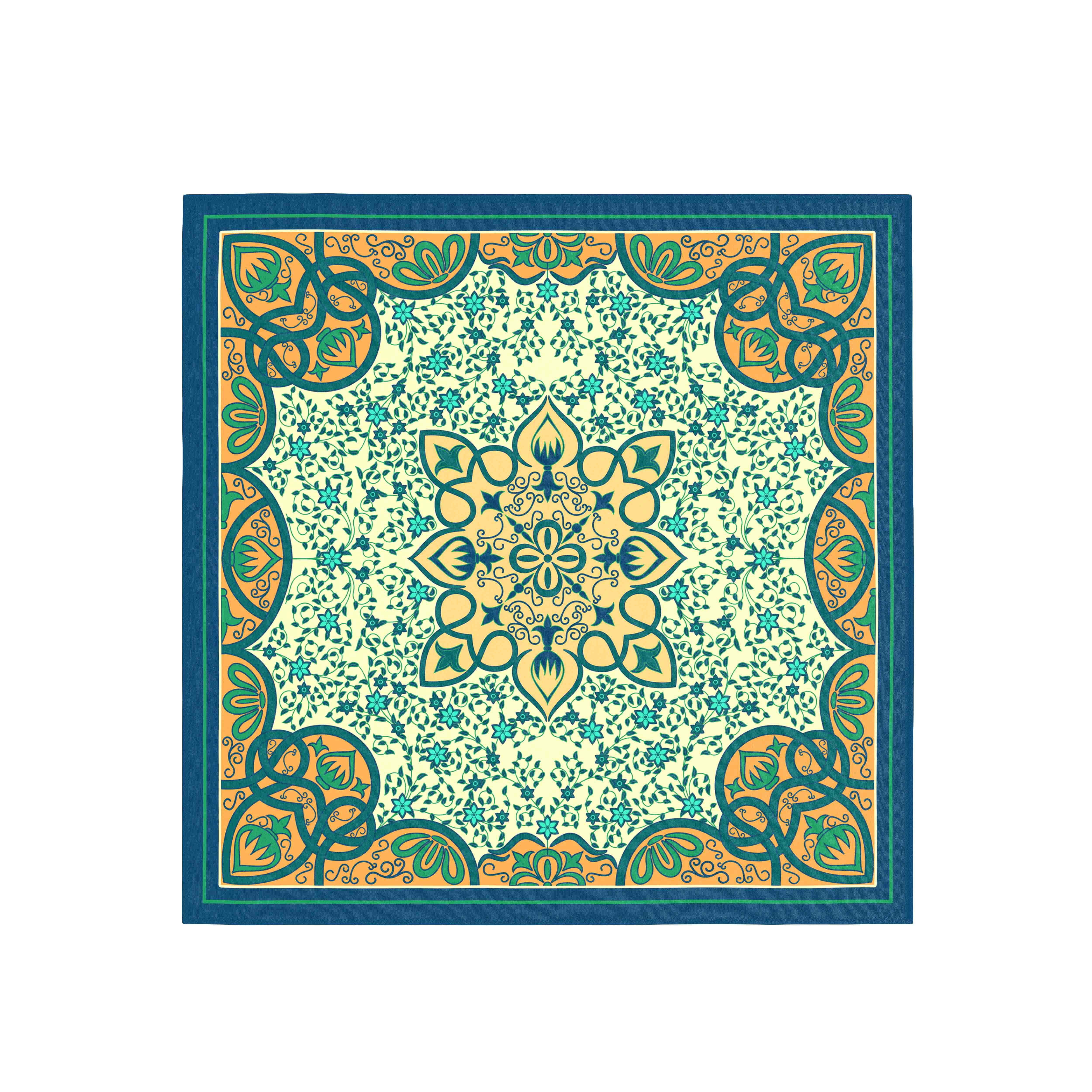 Chic Floral Bandana: Versatile Accessory for Style