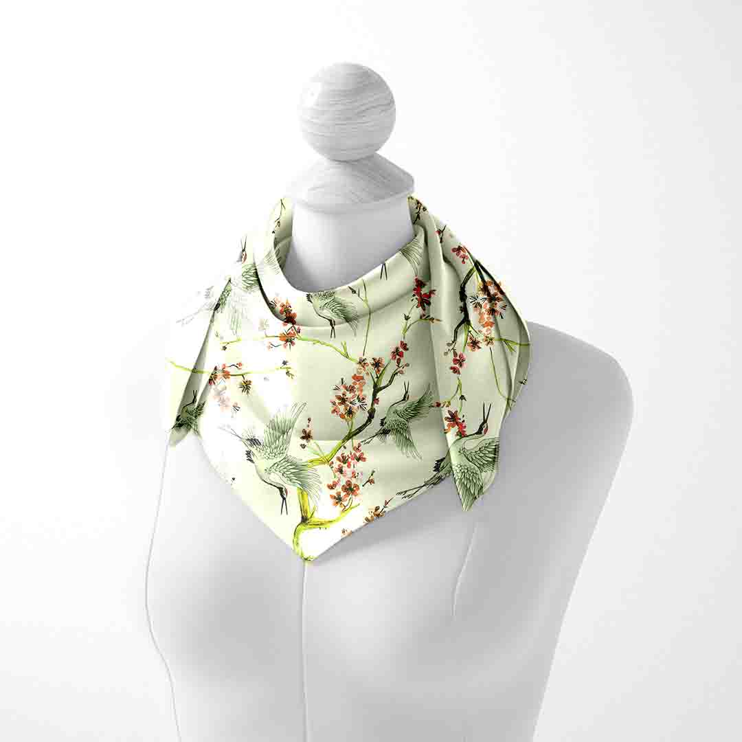 Set of 8 - Cloth-Vastr Satin Bandana – Unisex 65x65 cm