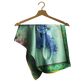Sage & White Bandana – Lightweight Satin Floral Wrap
