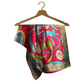 Royal Red & White Bandana – Elegant Satin Square Scarf for All Genders