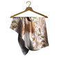 Floral Blaze Bandana – Vibrant Orange Satin Wrap | 65x65