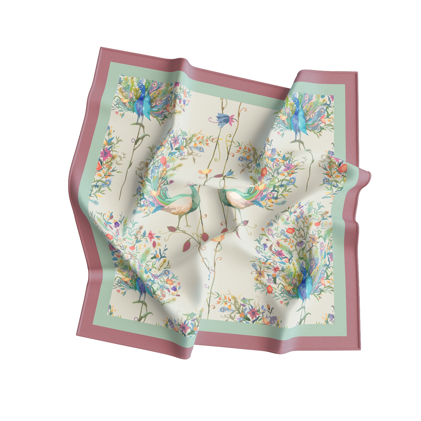 Monochrome Bloom Bandana: Stylish and Versatile Accessory