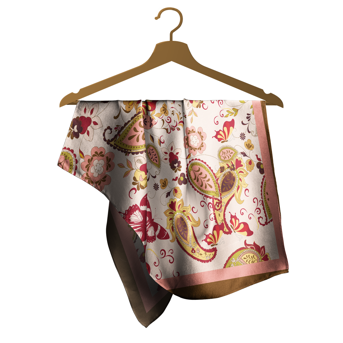Set of 8 - Cloth-Vastr Satin Bandana – Unisex 65x65 cm