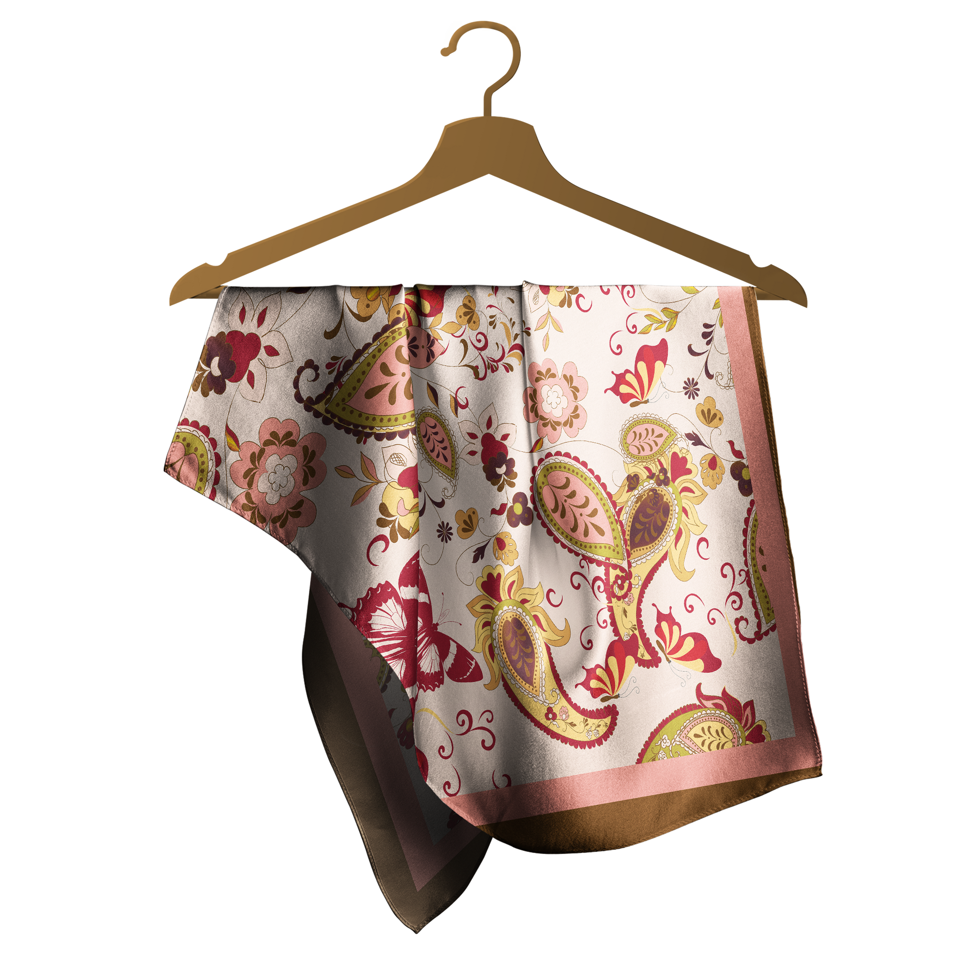 Set of 8 - Cloth-Vastr Satin Bandana – Unisex 65x65 cm