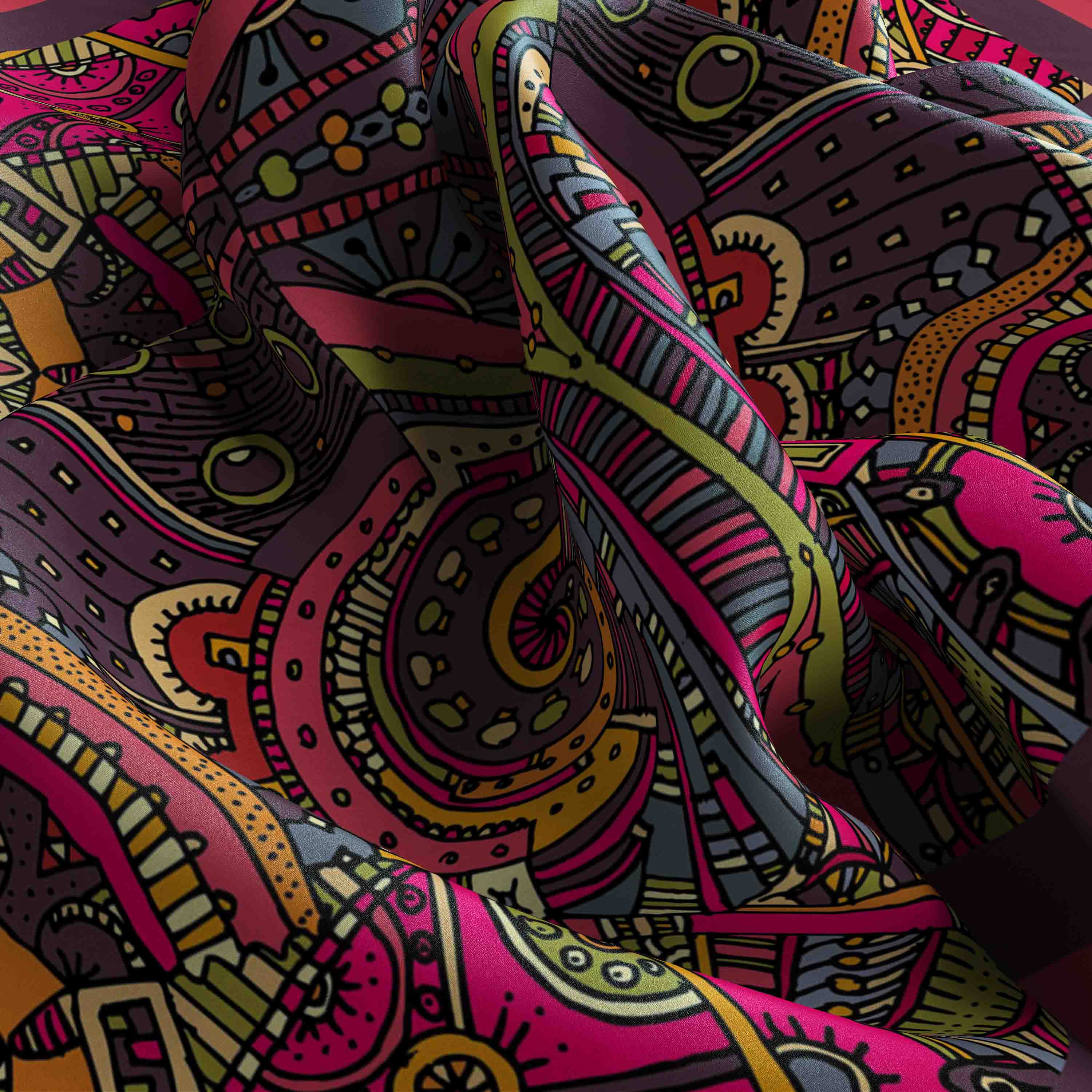 Marigold Garden Bandana: Style and Versatility Combined