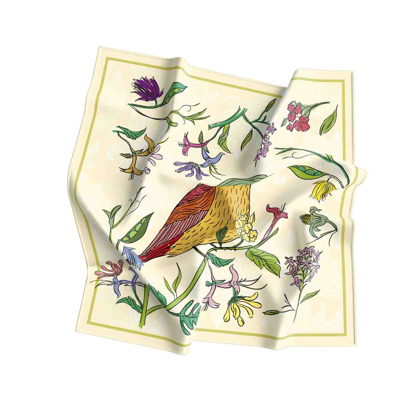 Zari Gold Bandana Print Unisex: Stylish Accessory