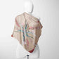 Warm Brown Bandana – Digital Floral Satin Scarf | Cloth-Vastr