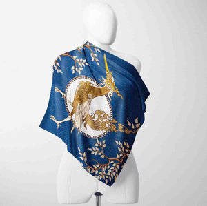 Cloth-Vastr Satin Bandana – Unisex 100x100 cm digital print