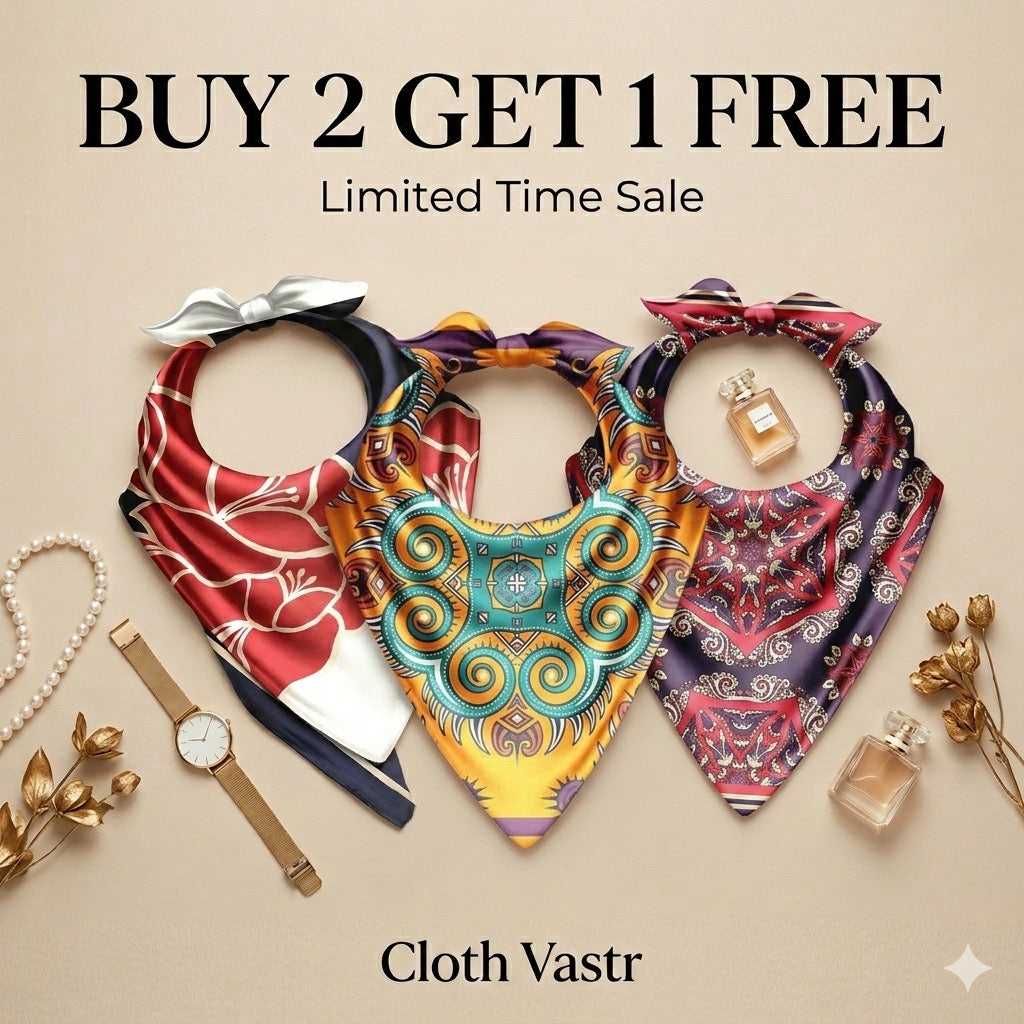 Buy 2 Bandanas & Get 1 FREE – Style More, Pay Less