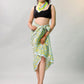 Tropical Teal & Crimson Sarong Island Escape