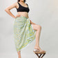 Tropical Teal & Crimson Sarong Island Escape