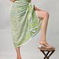 Tropical Teal & Crimson Sarong Island Escape