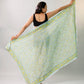 Tropical Teal & Crimson Sarong Island Escape