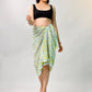 Tropical Teal & Crimson Sarong Island Escape