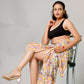 Boho Block Printed Cotton Sarong Scarf, Beach Cover Up, Light Summer Travel Accessory, Natural Soft Cotton, Handmad