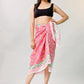 Beach Sarong Wrap Block Print, Lightweight Cotton Scarf, Summer Boho Travel Cover Up, Handcrafted Scarf Wrap, Travel Shawl For Summer
