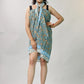 Premium Blue & Green Floral Sarong Versatile Summer Essential