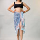 Women’s Lightweight Boho Sarong, Indian Cotton Printed Pareo, Beach Cover Up Wrap, Summer Scarf For Pool And Travel Style