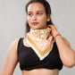 Soft Cotton Boho Scarf, Lightweight Unisex Bandana, Eco-Friendly Handmade Summer Wrap