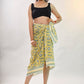 Women’s Summer Sarong, Handmade Cotton Boho Wrap, Lightweight Indian Printed Pareo Scarf for Beachwear